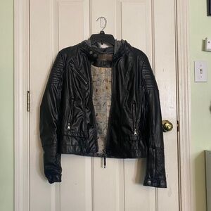Faux Leather Jacket